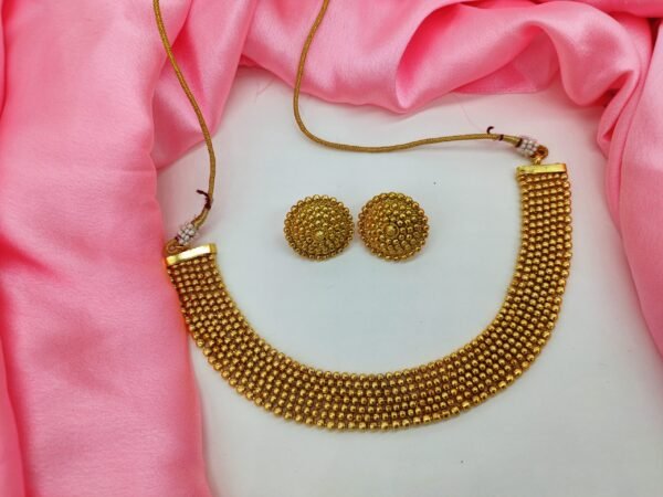 kundan gold plating necklace