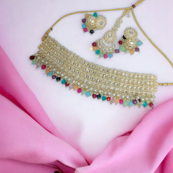 kundan Necklace With Gold Plating